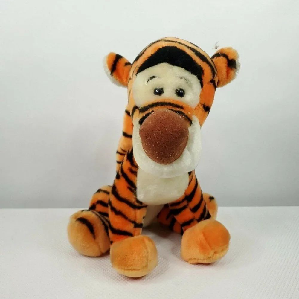 Vintage Walt Disney World Plush Tigger Mohair 14" Stuffed Animal